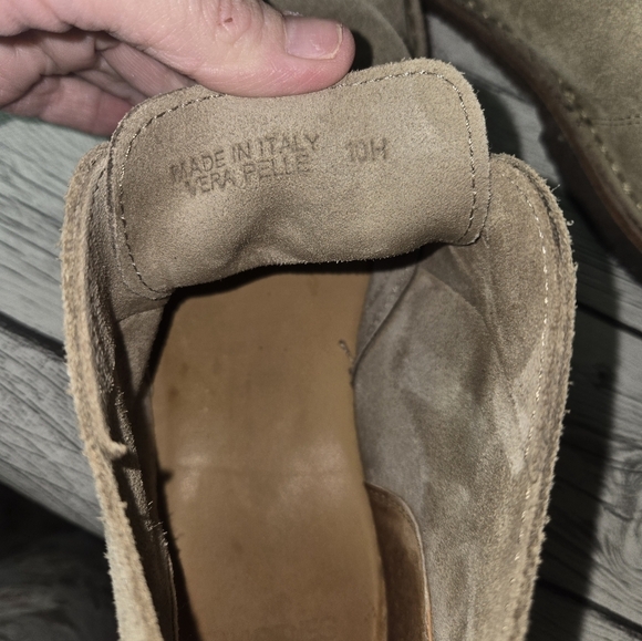 Rhodes Made in Italy Suede Chukka Boots Desert Style Crepe Sole Size 10 main image 7